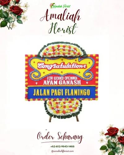 Bunga Papan Congratulation di Lolu Utara